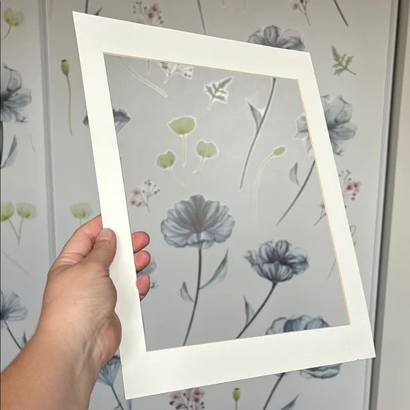 Floral Art Print with Pastel Flowers - Picture 2 of 9